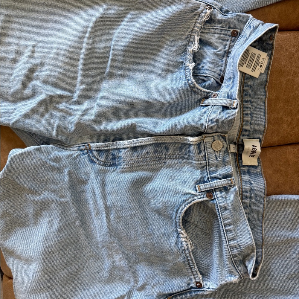 AGOLDE Women's Light Blue Jeans